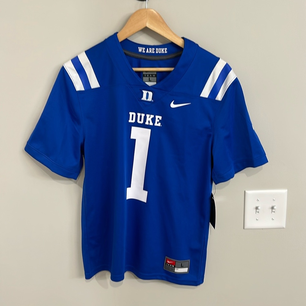 Youth Large Duke Nike Football Jersey